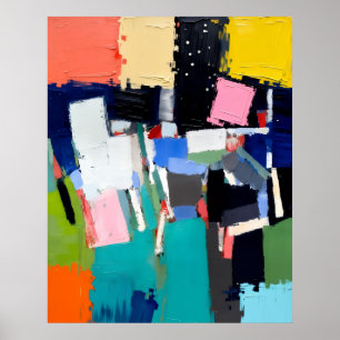 Abstract Artwork Composition Poster