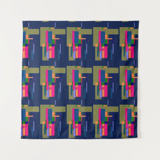 Abstract Artwork Composition  Tapestry (Front)