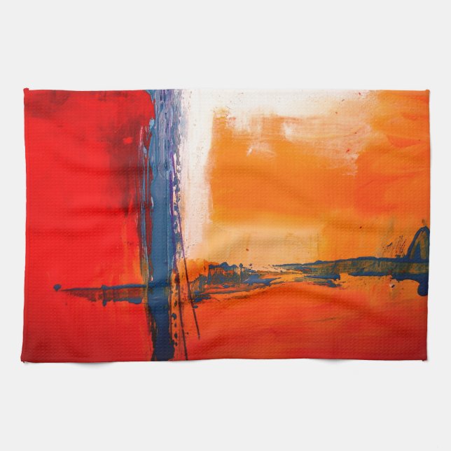 Abstract Artwork Kitchen Towel (Horizontal)