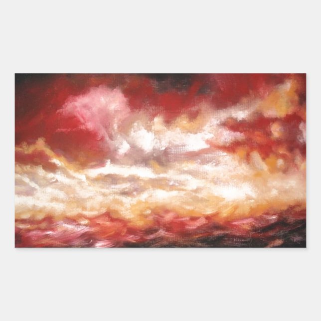 Abstract Artwork Sticker (Front)