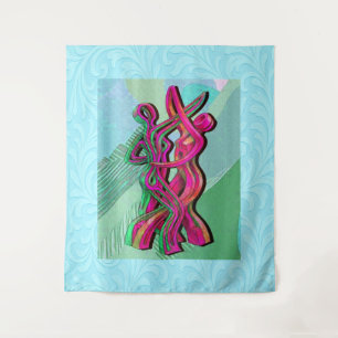 abstract artwork tapestry
