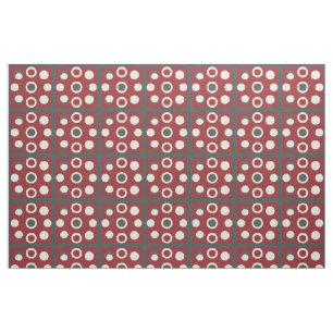 Abstract Artwork With Circular Shapes Fabric