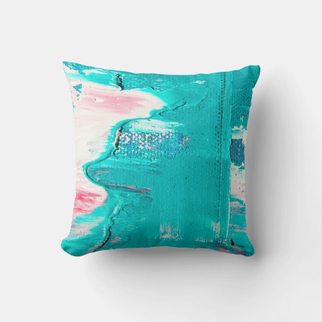 abstract artworkart,fine,painting,background,canva throw pillow (Front)