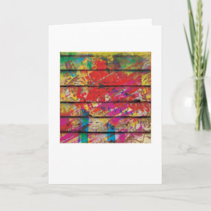 Abstract Arty Greetings Card - Las Vegas