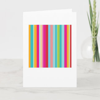 Abstract Arty Greetings Card - Vertical Stripes