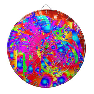 Abstract Astronaut Dartboard