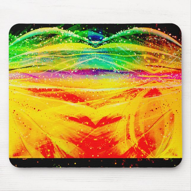 Abstract Astronomical Spider Mouse Pad (Front)