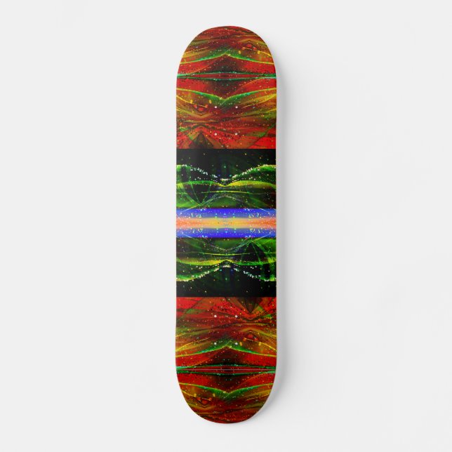 Abstract Astronomical Spider Skateboard Deck (Front)