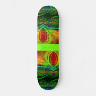 Abstract Astronomical Spider Skateboard Deck