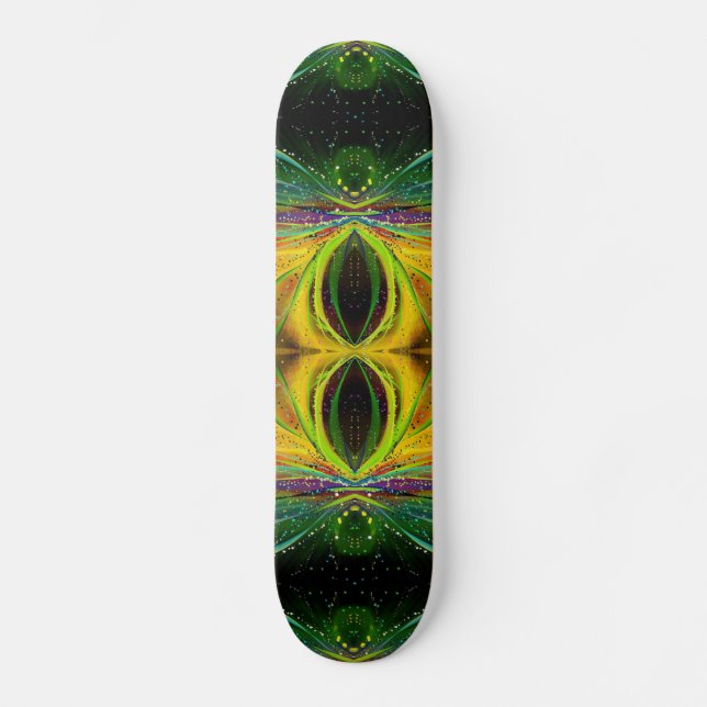 Abstract Astronomical Spider Skateboard Deck (Front)