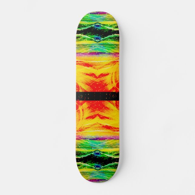 Abstract Astronomical Spider Skateboard Deck (Front)
