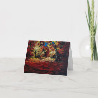 Abstract Autumn Art Thank You