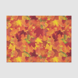 Abstract Autumn Leaves Pattern Tissue Paper