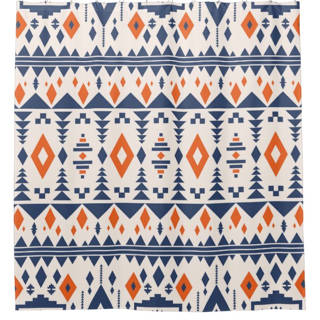 Abstract Aztec geometric, seamless pattern. (Front)