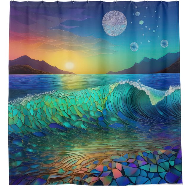 Abstract Azure Seascape (Front)