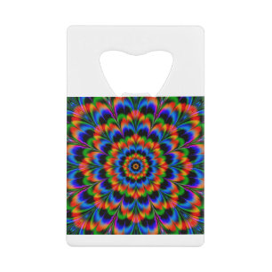 Abstract Background 2 Credit Card Bottle Opener