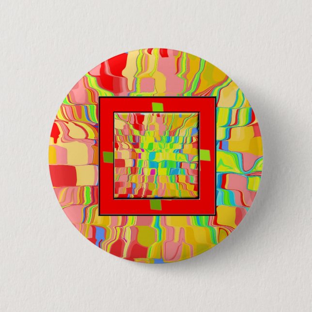 Abstract Background 2 Inch Round Button (Front)