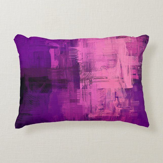 Abstract background. 2d illustration. Digital back Accent Pillow (Front)