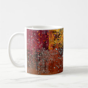 Abstract background. 2d illustration. Digital back Coffee Mug