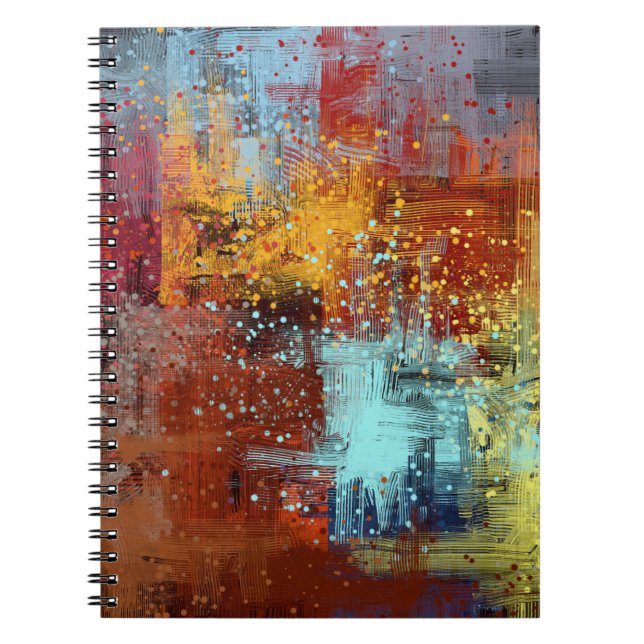 Abstract background. 2d illustration. Digital back Notebook (Front)