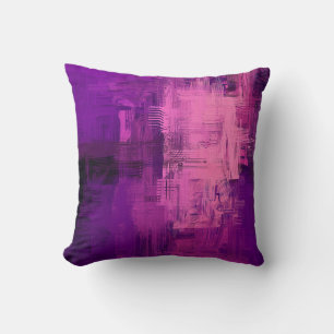 Abstract background. 2d illustration. Digital back Throw Pillow