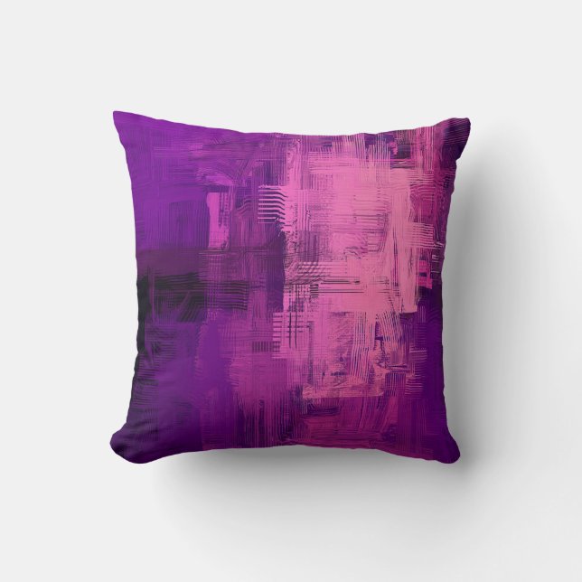 Abstract background. 2d illustration. Digital back Throw Pillow (Front)