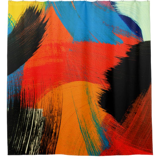 Abstract background. Acrylic colors. Painting on c (Front)