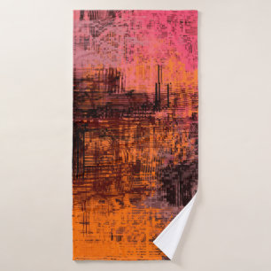 Abstract background art. 2d illustration image. Ex Bath Towel