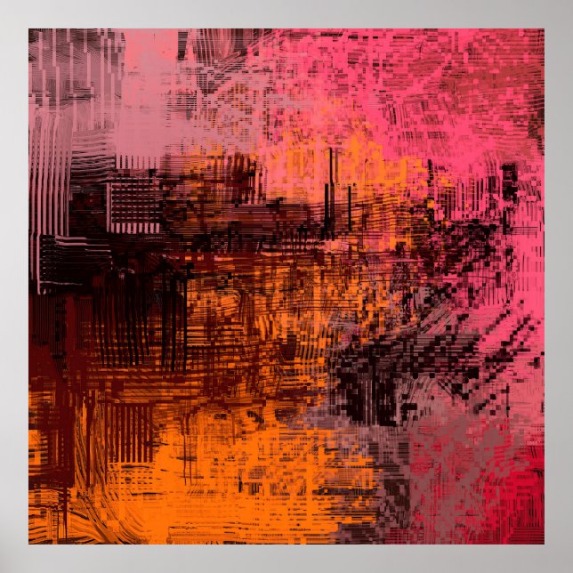 Abstract background art. 2d illustration image. Ex Poster (Front)