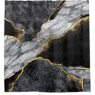 abstract background, black and white marble mosaic
