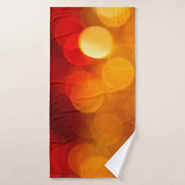 Abstract background blur bath towel (Bath Towel)
