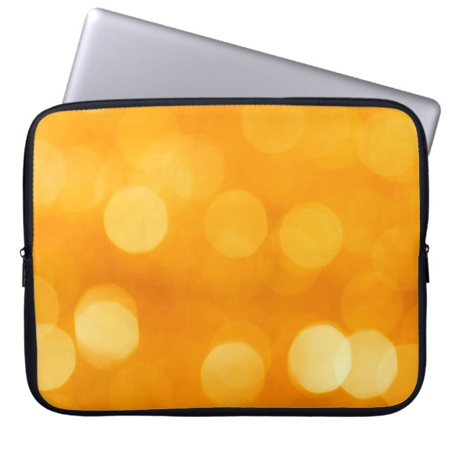 Abstract background blur laptop sleeve (Front)