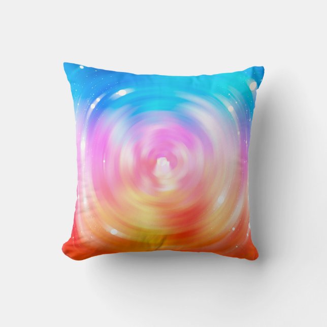 abstract background. brilliant circles background  throw pillow (Front)