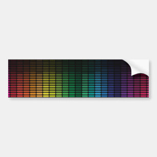 Abstract Background Bumper Sticker