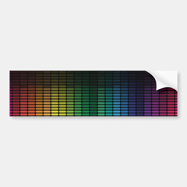 Abstract Background Bumper Sticker (Front)