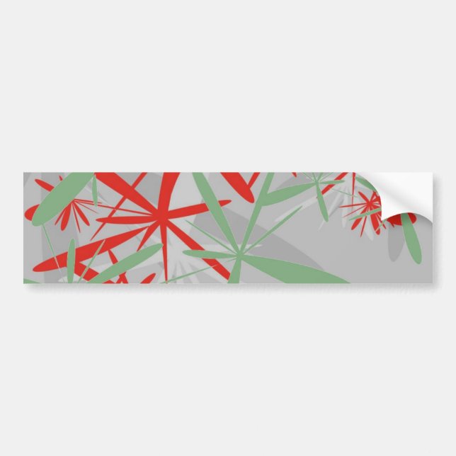 Abstract Background Bumper Sticker (Front)