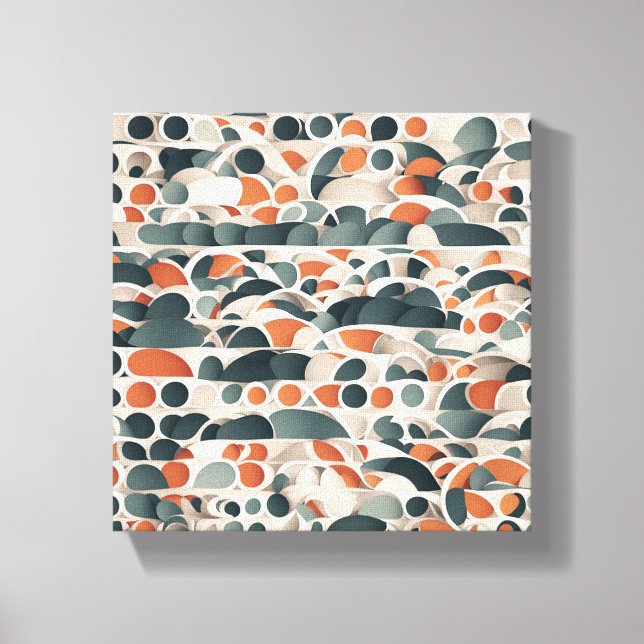 Abstract Background Canvas Print (Front)