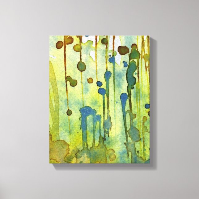 abstract background canvas print (Front)