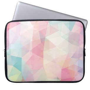 abstract background consisting of trianglesbackgro laptop sleeve