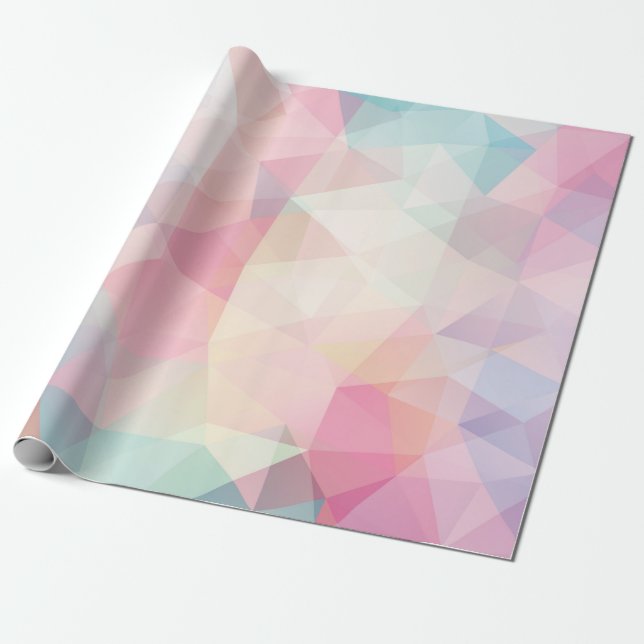 abstract background consisting of trianglesbackgro wrapping paper (Unrolled)