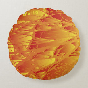 Abstract background. Creative vintage background. Round Pillow