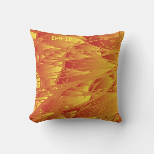 Abstract background. Creative vintage background.  Throw Pillow (Front)