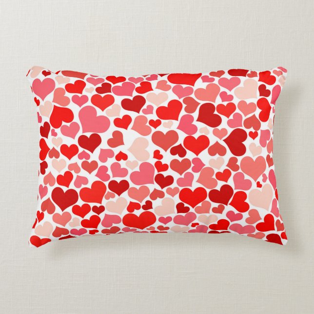 Abstract background decoration accent pillow (Front)