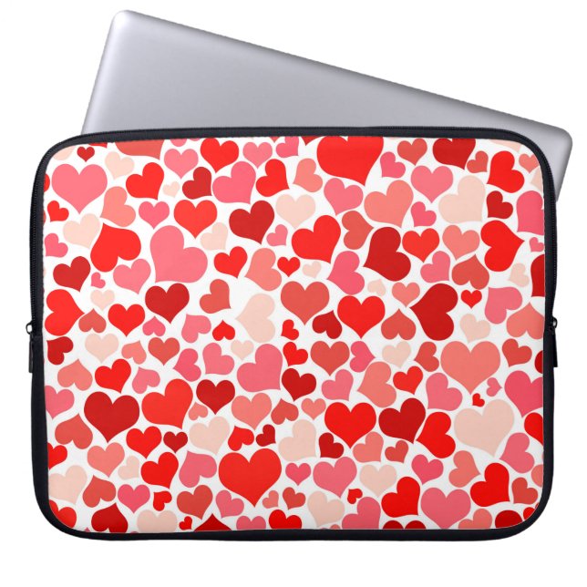 Abstract background decoration laptop sleeve (Front)