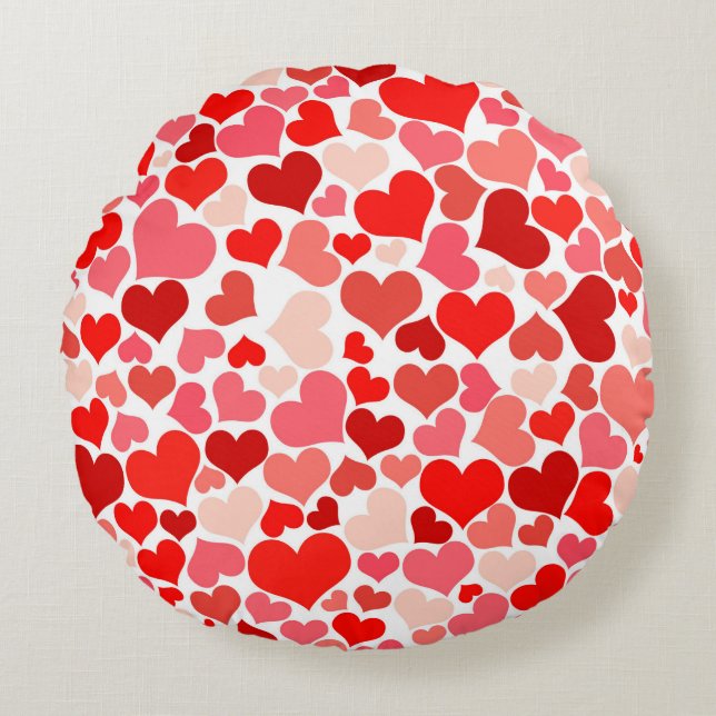 Abstract background decoration round pillow (Front)
