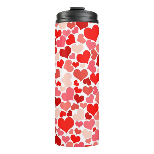 Abstract background decoration thermal tumbler (Front)