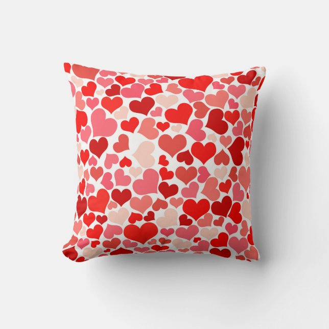 Abstract background decoration throw pillow (Front)