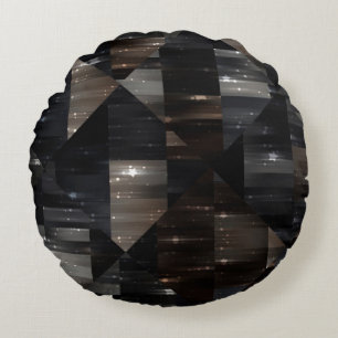 abstract background. gray mosaic illustration digi round pillow