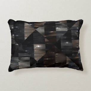 abstract background. grey mosaic illustration digi accent pillow