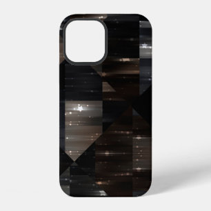 abstract background. grey mosaic illustration digi iPhone 12 case